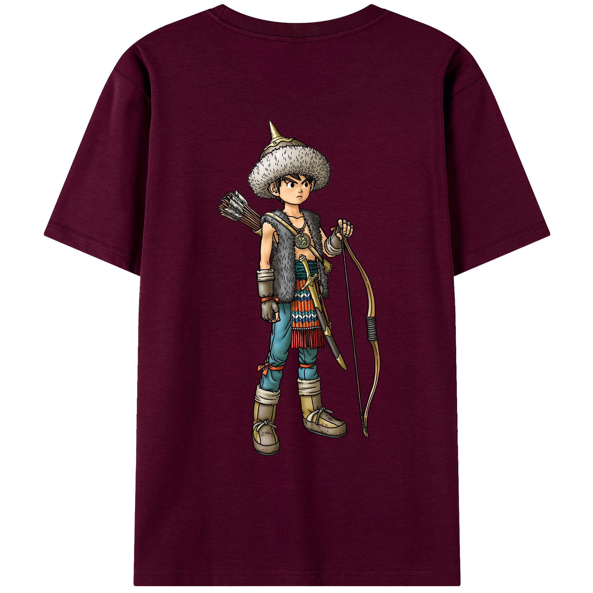 （画像用） ドラゴンクエスト Doragon Kuesuto Dragon Quest レディース半袖Tシャツ(バックプリント)